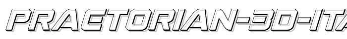 Praetorian%203D%20Italic font