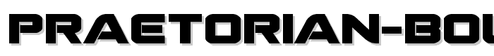 Praetorian Bold Expanded font