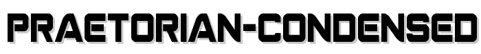 Praetorian Condensed font