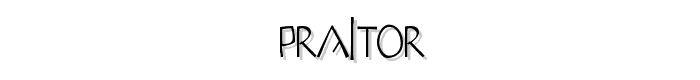 Praitor font