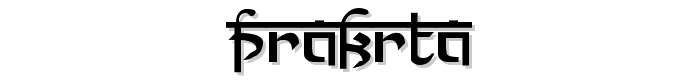 Prakrta font