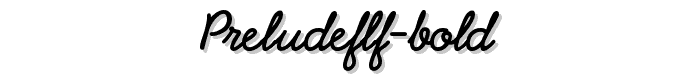 PreludeFLF-Bold font