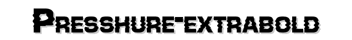 Presshure%20ExtraBold font