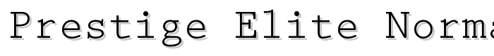 Prestige%20Elite%20Normal font