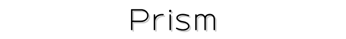 Prism font