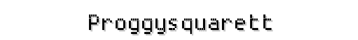 ProggySquareTT font