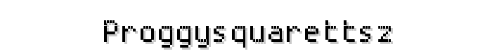 ProggySquareTTSZ font