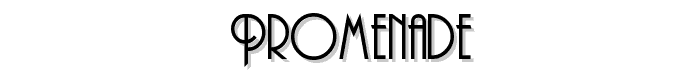 Promenade font