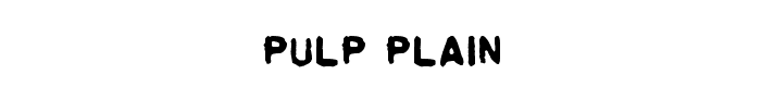 Pulp%20plain font