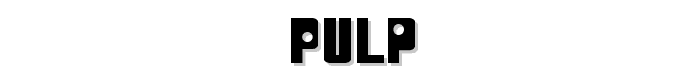 Pulp font