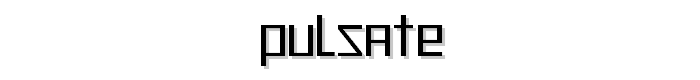 Pulsate font