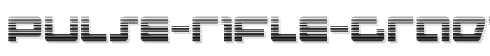 Pulse Rifle Gradient font