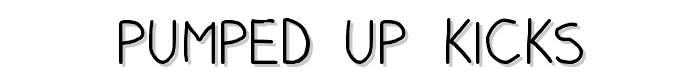 Pumped%20Up%20Kicks font