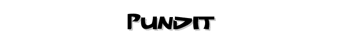 Pundit font