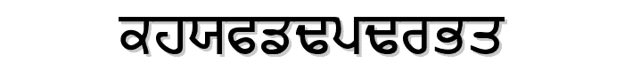Punjabi Bold font