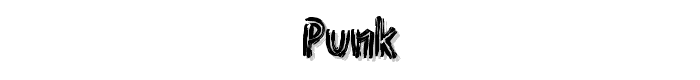 Punk font