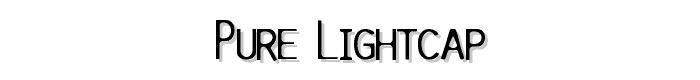 Pure-LightCap font