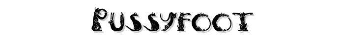 Pussyfoot font