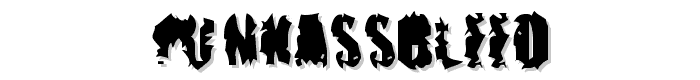 pUNKASSBLEED font