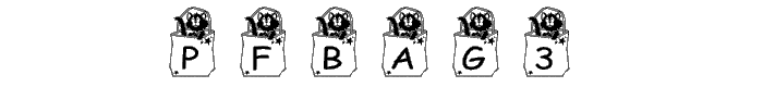 pf_bag3 font