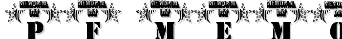 pf_memorial_day font