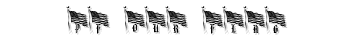 pf_our_flag font