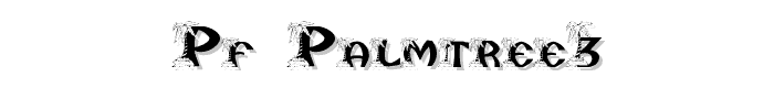 pf_palmtree3 font