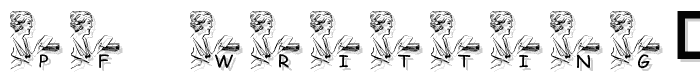 Preview of pf_writting%20a%20letter font