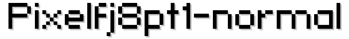 pixelFJ8pt1%20Normal font