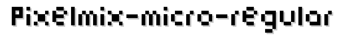 pixelmix%20micro%20Regular font