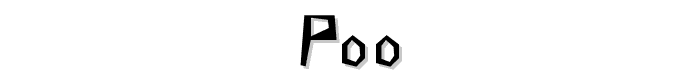 poo font