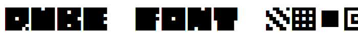 QUBE font