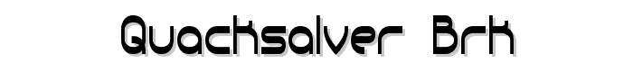 Quacksalver%20BRK font