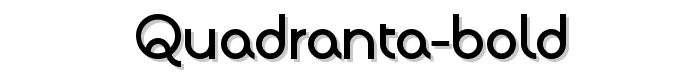 Quadranta Bold font