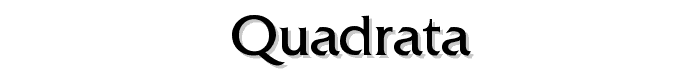 Quadrata font