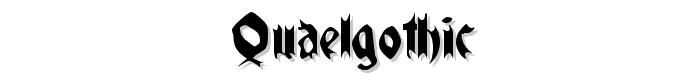 QuaelGothic font