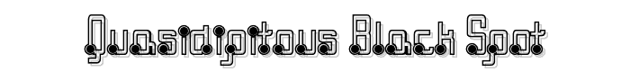 Quasidipitous%20Black%20Spot font