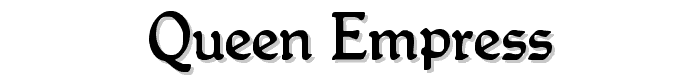 Queen%20Empress font