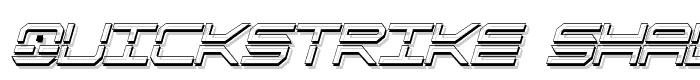 QuickStrike Shadow ItalCon font