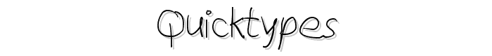 QuickTypes font