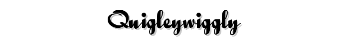 QuigleyWiggly font