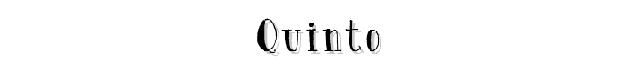 Quinto font