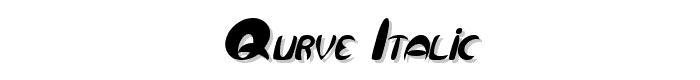 Qurve%20Italic font