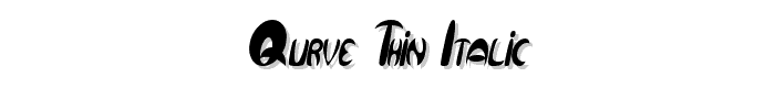 Qurve%20Thin%20Italic font