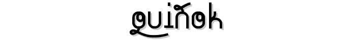 quiñok font