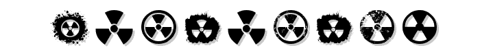 RADIATION font