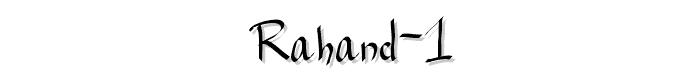 RAHand%201 font