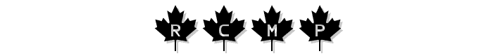 RCMP font