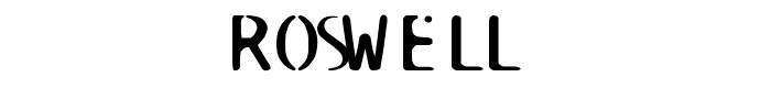 ROSWELL font