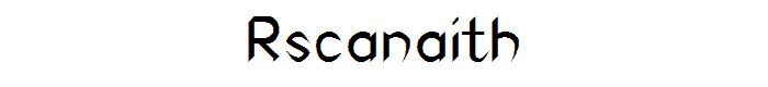 RSCanaith font